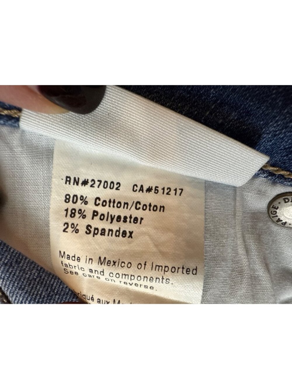 Paige Jimmy Jimmy Rolled Denim Shorts Womens Size 29 Mid Rise Blue Stretch - Picture 8 of 8